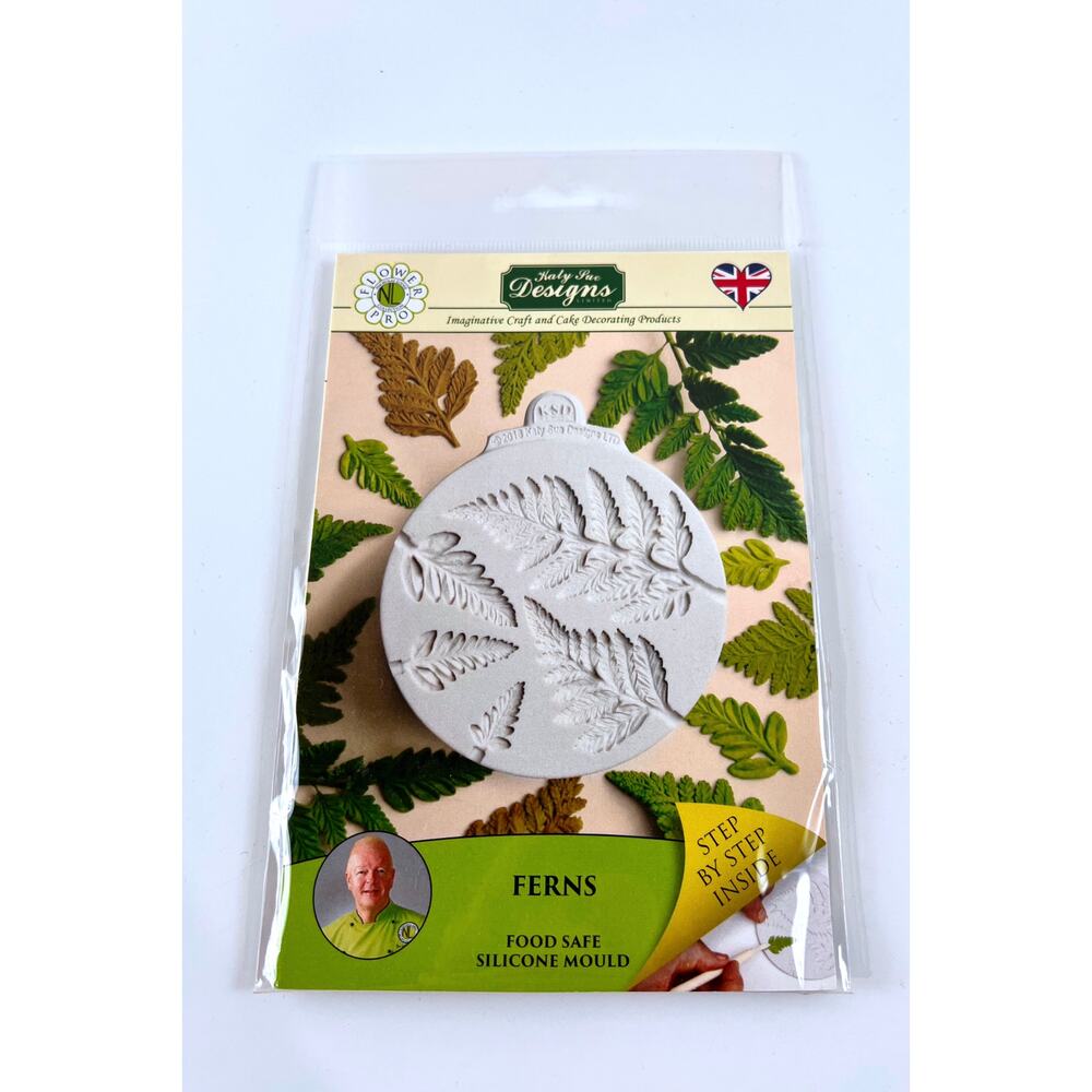 Nicholas Lodge Flower Pro Fern Silicone Mold Katy Sue Designs Fondant Cake Mold
